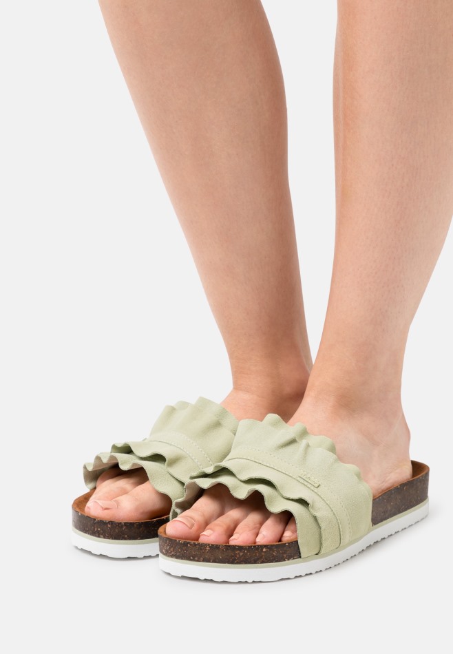 Gabor Blanc | Sandales à Barre En T Exclusives